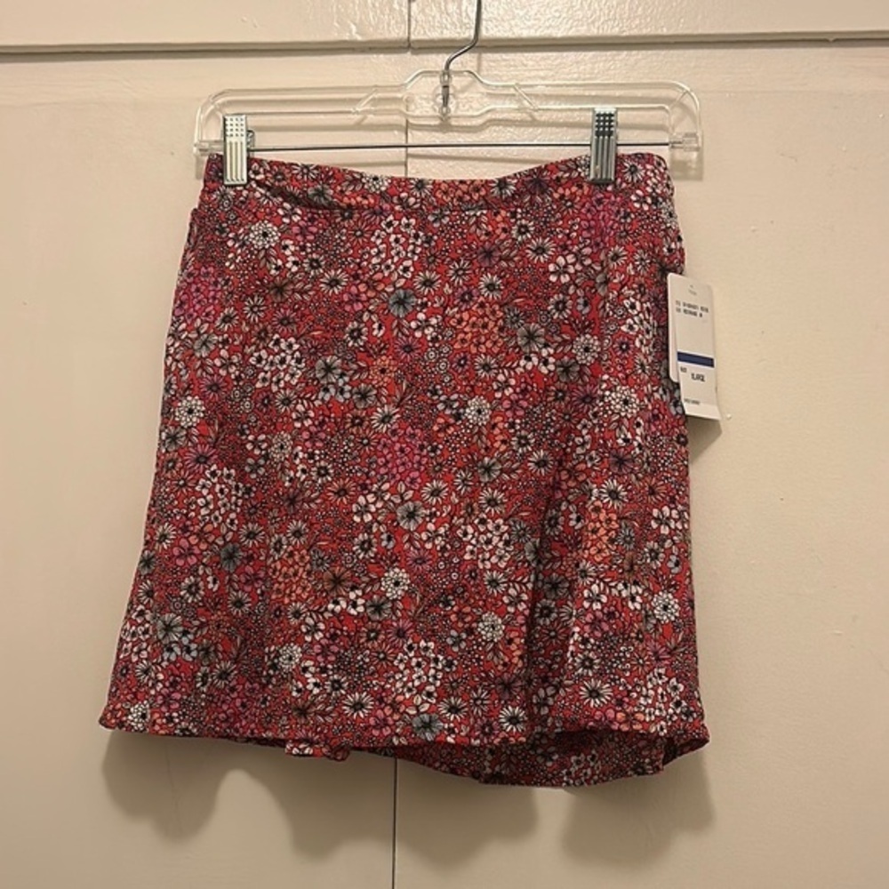 Speechless Red A-Line Mini Top Casual Resort Wear